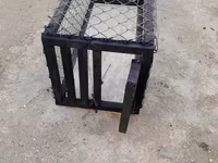 Metalkarkas canlı tələ/qəfəs - Material: qalın divarlı polad profil — Foto 3